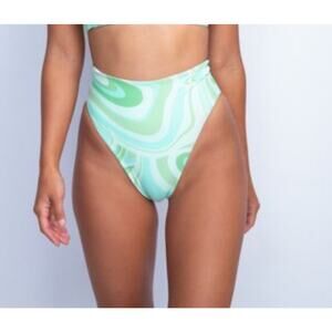 Skatie Bermuda Monroe high waisted Bikini Bottoms Size XS